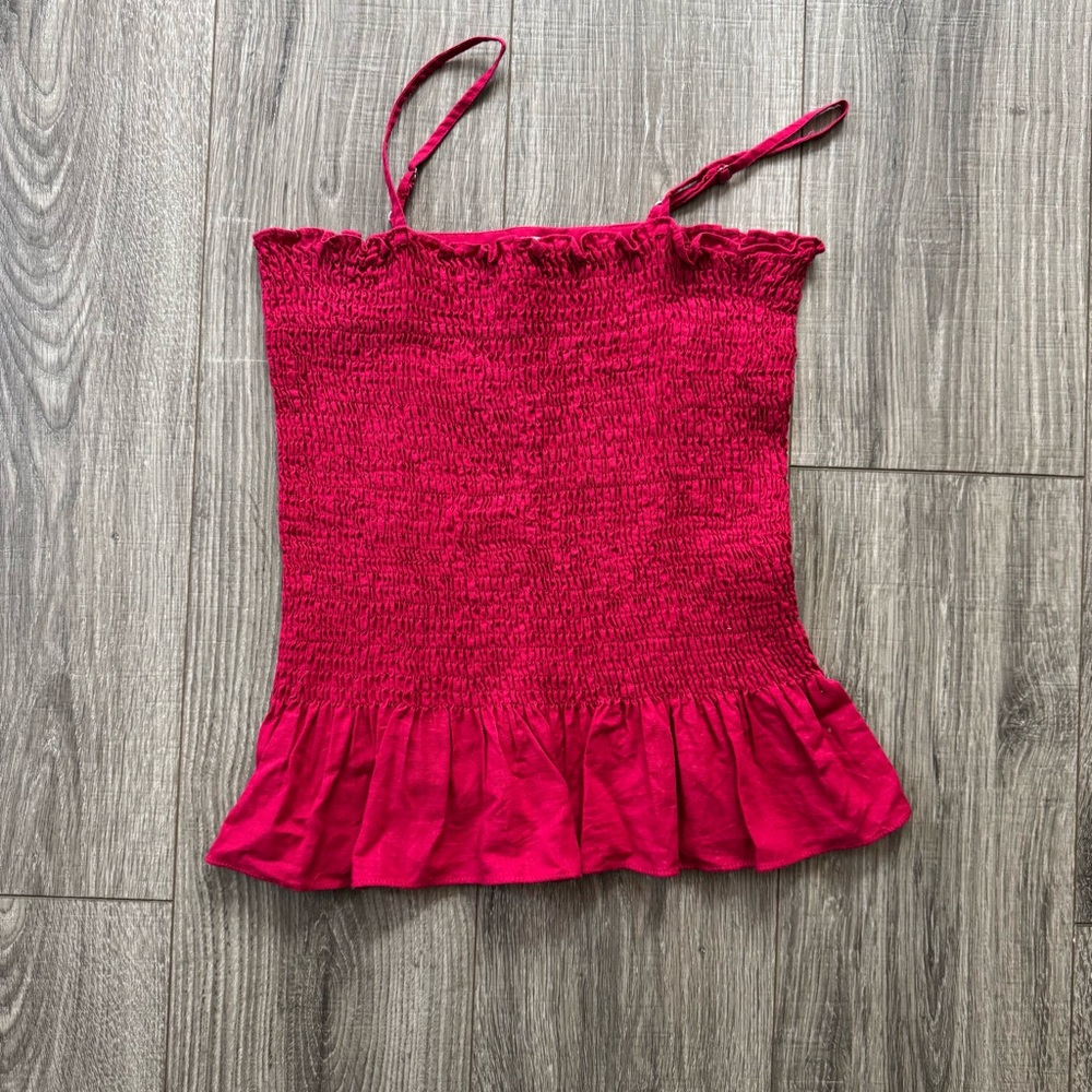 Anthropologie Ruffle Tank